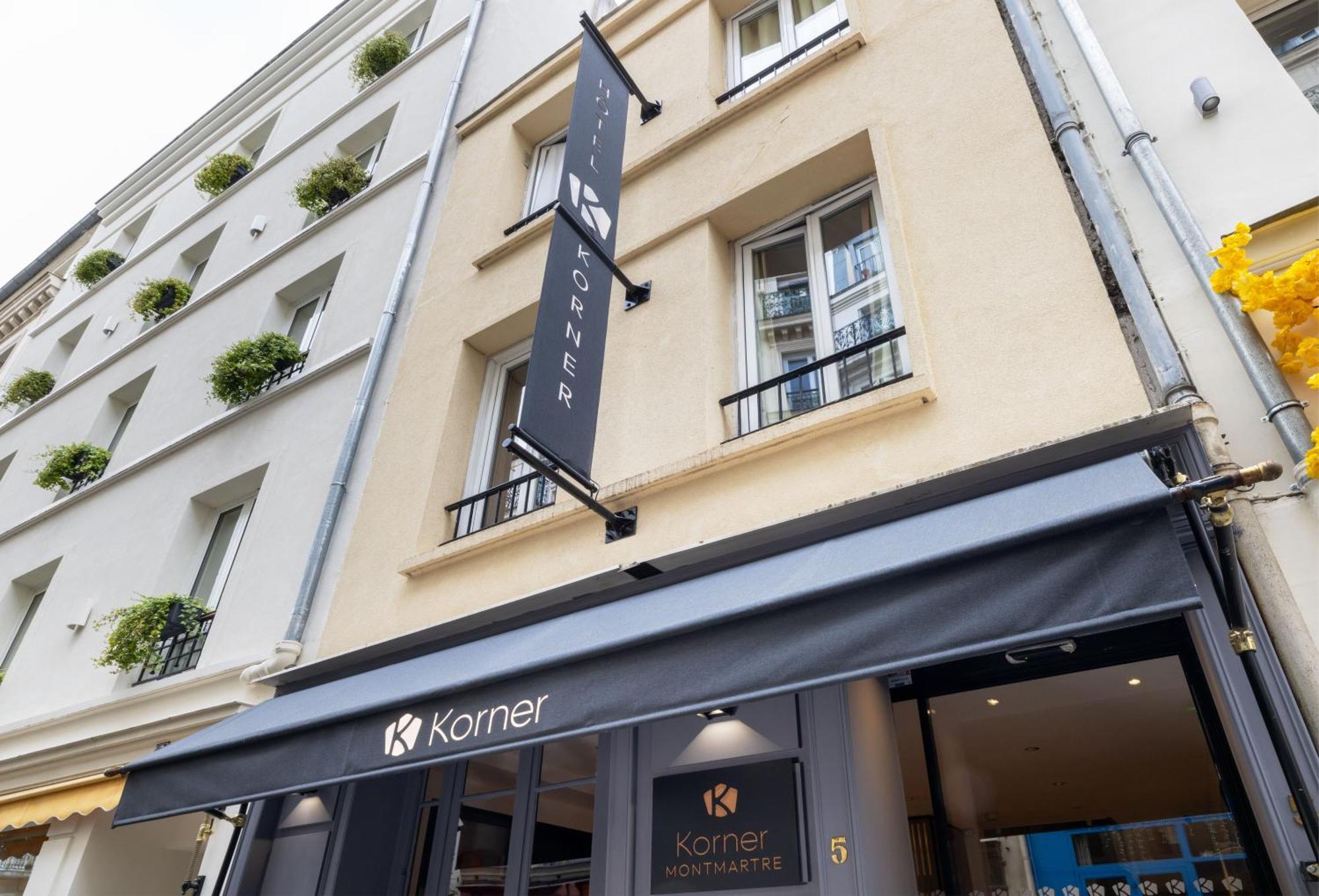 Korner Montmartre Hotell Paris Eksteriør bilde